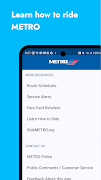 برنامه‌نما RideMETRO عکس از صفحه