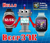 برنامه‌نما Playful watch face theme pack عکس از صفحه
