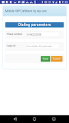 برنامه‌نما SIP Mobile Callback & CallerID عکس از صفحه