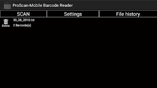 ProScan-Mobile Barcode Reader screenshot 3