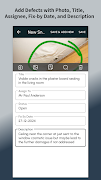Log Cacat-Periksa dan Laporkan syot layar 3