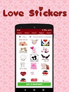 برنامه‌نما Valentine Sticker Maker for WA عکس از صفحه