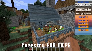 Forestry Mod for Minecraft PE syot layar 1