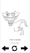 How To draw rainbov frien screenshot 7