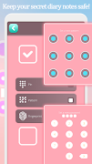 My Diary With Lock: Cute Notes 스크린샷 4