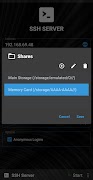 برنامه‌نما SSH Server عکس از صفحه