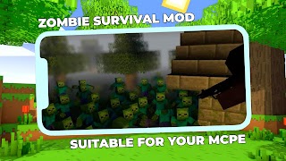 Zombie Apocalypse Mod MCPE الملصق