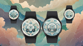 برنامه‌نما Zen Flow Mandala Watch Face عکس از صفحه