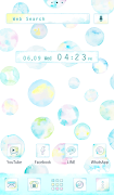 Soap Bubbles Theme تصوير الشاشة 4