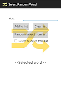 Random Word Selector-poster