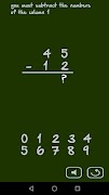 برنامه‌نما Math: Long Subtraction عکس از صفحه