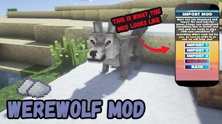 Werewolf Mod For Minecart PE capture d'écran 2