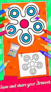 Fidget Spinner Coloring Book Screenshot 4
