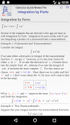 Calculus Quick Notes Pro ภาพหน้าจอ 3