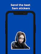 Sam Samsung Stickers पोस्टर