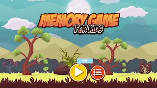 برنامه‌نما Memory Game for Kids عکس از صفحه