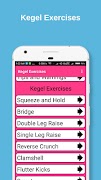برنامه‌نما Kegel Exercises عکس از صفحه