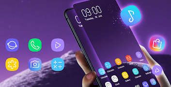 Theme for galaxy note 8 HD Launcher 2018 截图 3