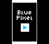 پوستر Blue Pixel