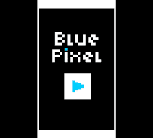 Blue Pixel ポスター