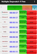 Multiple 9 Chronometers PRO ภาพหน้าจอ 2