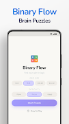 Binary Flow - Brain Puzzles poster