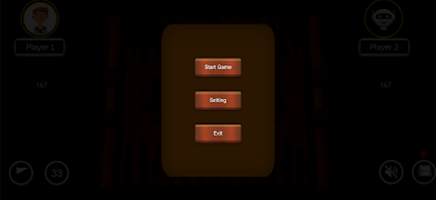 Board game - Wooden backgammon poster