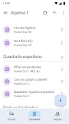 Google Classroom ภาพหน้าจอ 2