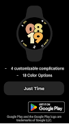 Pixel Watch 2 Face I スクリーンショット 1