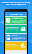 Learn Software Testing-Intervi الملصق
