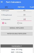 Farm Calculators screenshot 1