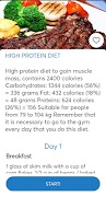 Diets to gain muscle screenshot 2