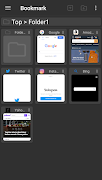 Versi Thumbnail Bookmark syot layar 1