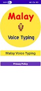 Malay Voice Typing الملصق