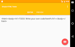 Simple HTML Tester syot layar 5