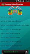 Complete Origami Tutorials اسکرین شاٹ 5