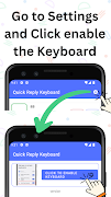 Quick Reply Keyboard|CopyPaste imagem de tela 1