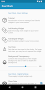 Dual Clock Widget स्क्रीनशॉट 1