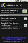 tCallBlocking Lite 日本語版 ポスター