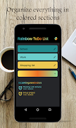 Rainbow TO-DO List & Tasks syot layar 7