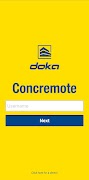 Concremote الملصق