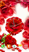 Rose Flower Clock 截圖 1