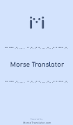 Morse Code Translator Plakat