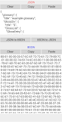 JSON to BSON captura de pantalla 2