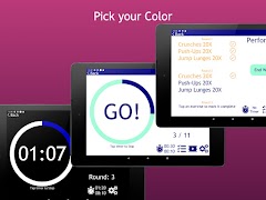 Go! Workouts: Tabata Exercises & Interval Timer اسکرین شاٹ 6