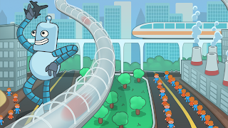 Idle Humans: Robotopia スクリーンショット 1
