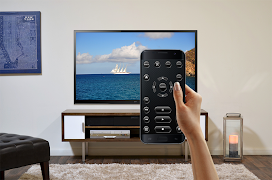 Remote control for TV poster