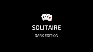 Solitaire Black poster