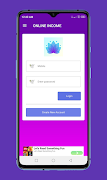 Online income poster