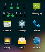 Binary Clock Widget Screenshot 1